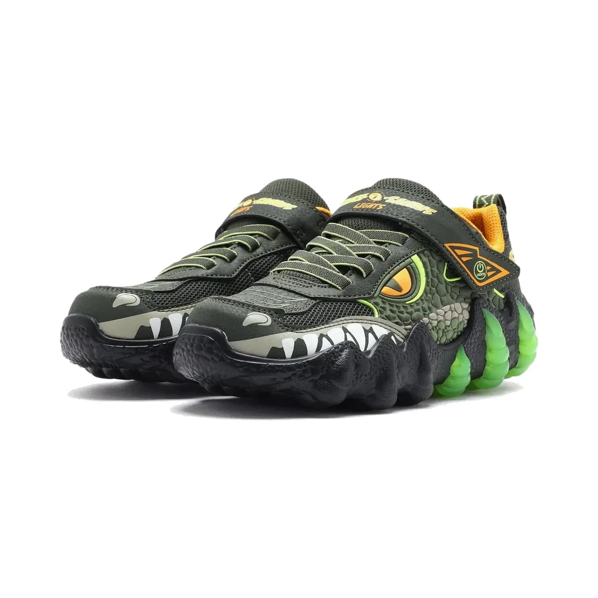 Skechers Skechosaurus Lights 2.0 Erkek Çocuk Spor Ayakkabı — Çok Renkli · 400121L-OLV (4/8)