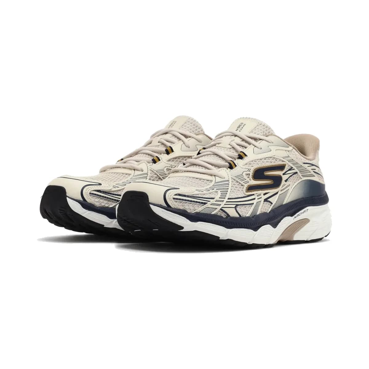 Skechers Go Run Arch Fit 2.0 - Juniper Erkek Bej Spor Ayakkabı · 221103-TPNV (3/7)