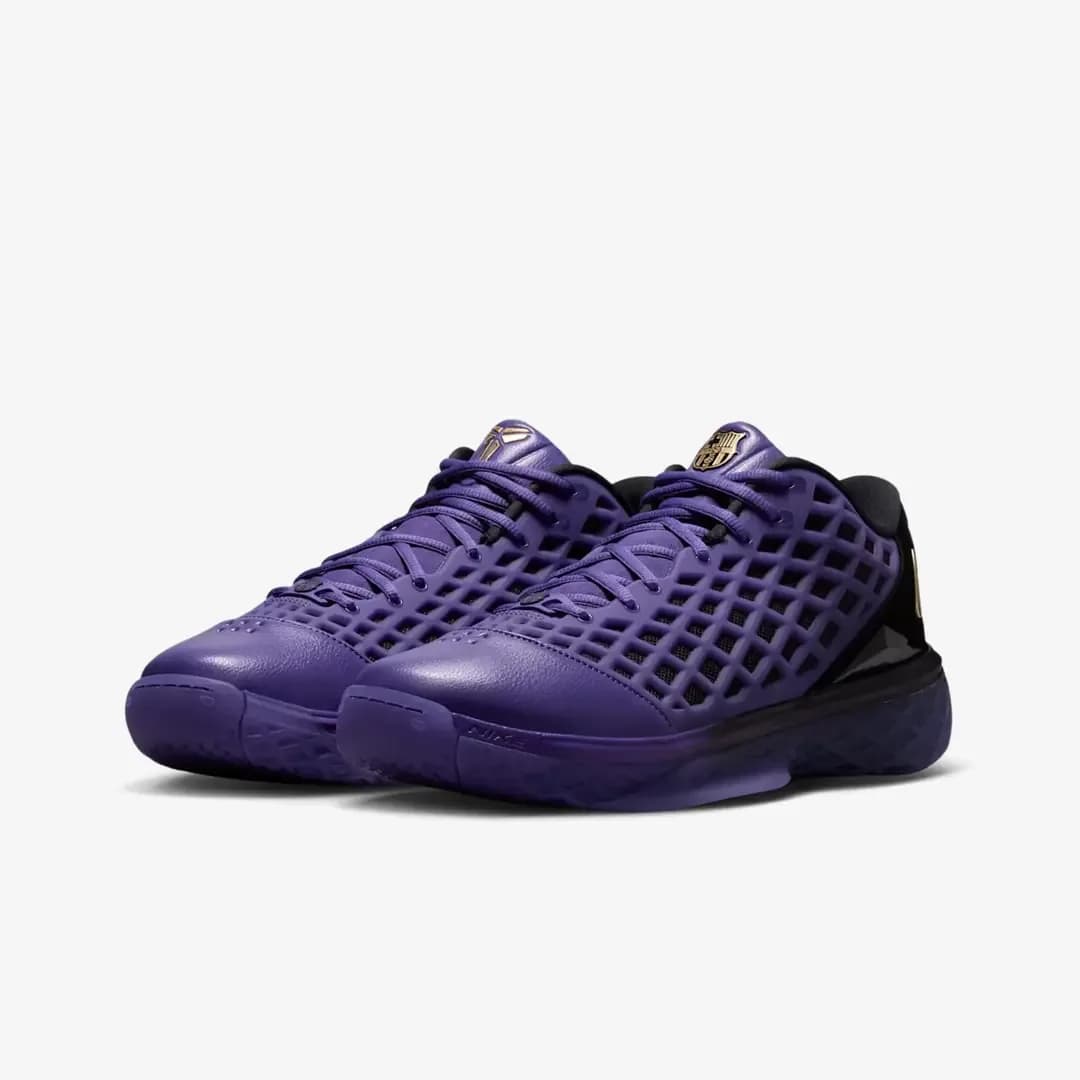 Kobe 3 Low Protro x FC Barcelona 'Black Electric Purple' görsel 4