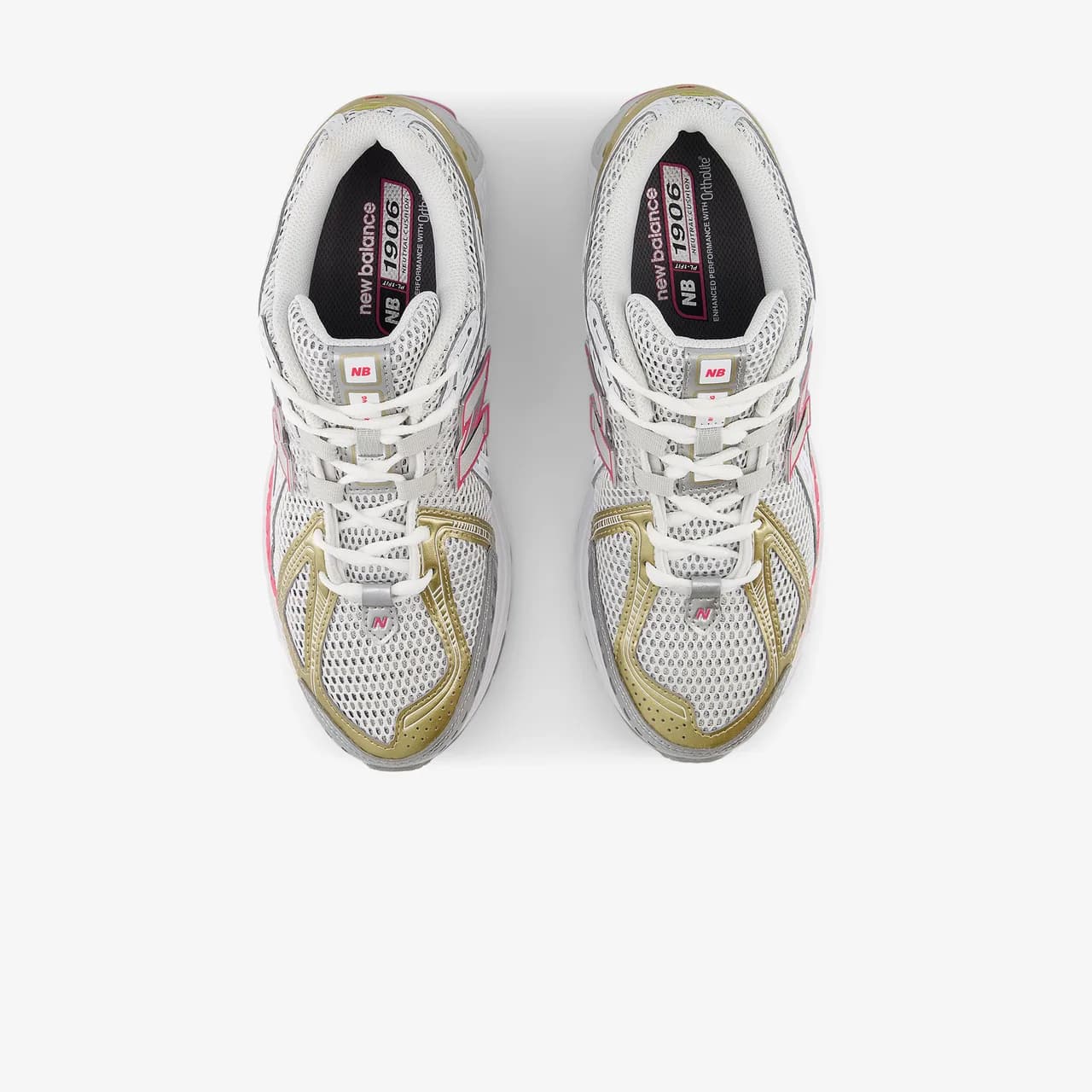 New Balance 1906R Kadın Beyaz/Sarı Spor Ayakkabı (4/5)