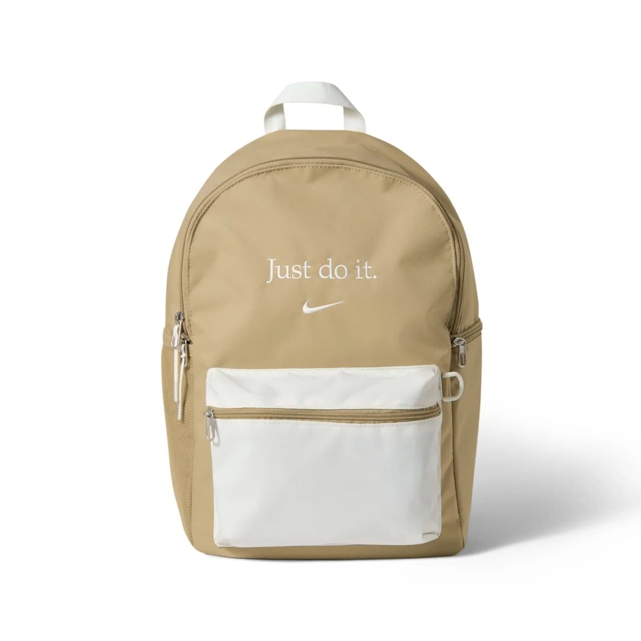 Nike Heritage Backpack 2.0 Color-Block Kahverengi Sırt Çantası önden görünüm