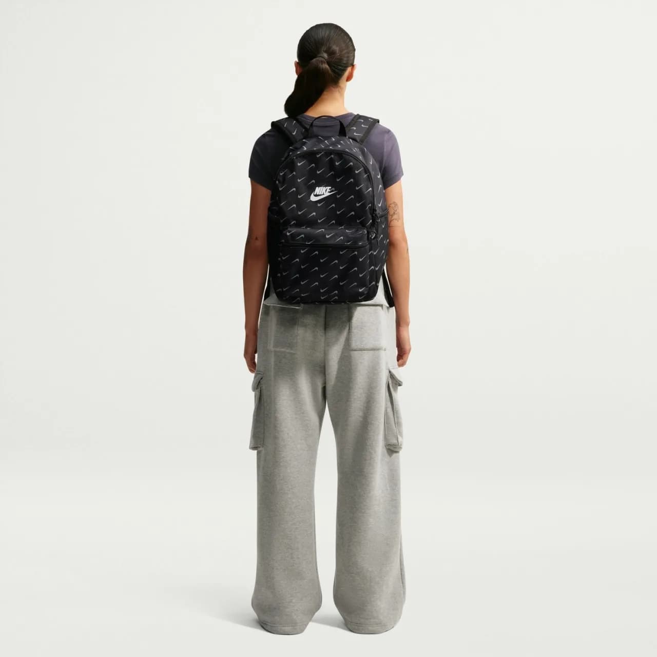 Nike Heritage Backpack 2.0 Swooshfetti (23 L) Siyah Sırt Çantası — görsel 10 (10/10)