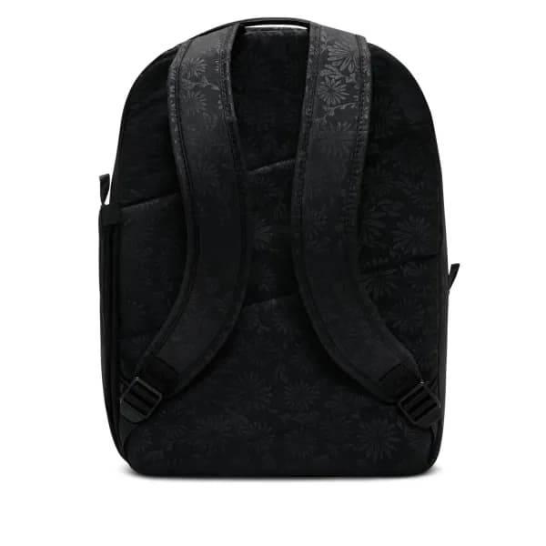Nike Aura Backpack Floral Siyah Sırt Çantası önden görünüm