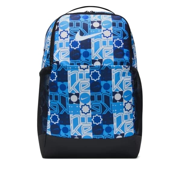 Nike Brasilia M Backpack 9.5 Aop Mavi Sırt Çantası önden görünüm
