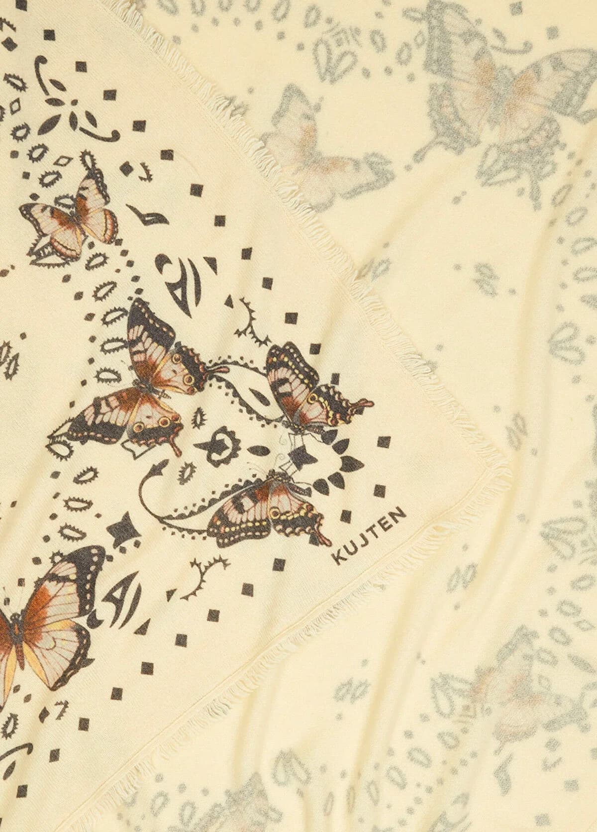 Kujten Hachiko Butterfly Sarı Kadın Kaşmir Şal — kadin Şal & Eşarp · SP-MUKAA9NQ (3/3)