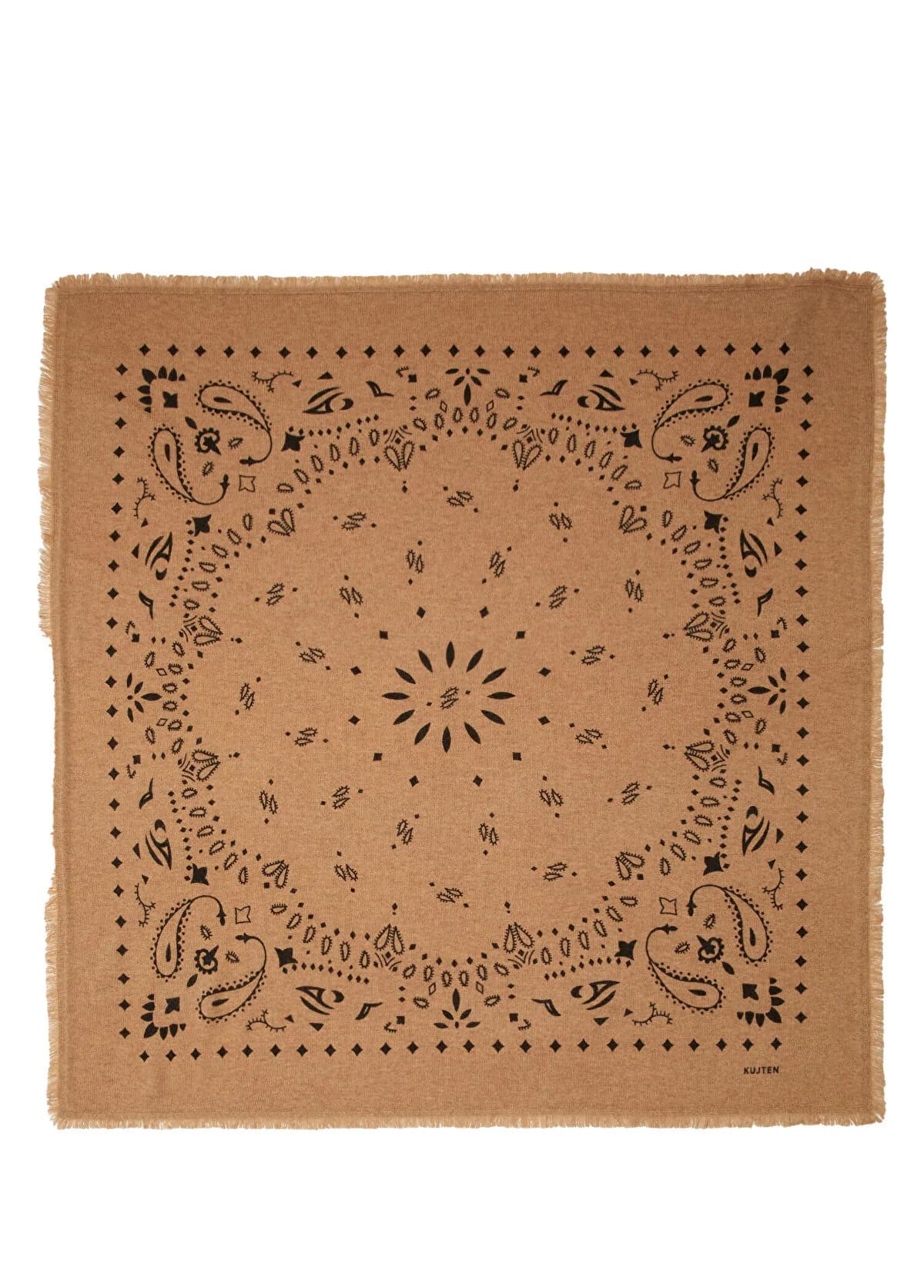Kujten Hachiko Large Camel Kadın Kaşmir Şal — kadin Şal & Eşarp · SP-MUKBTK31 (2/3)