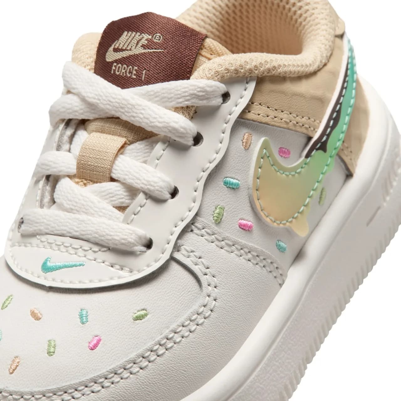 Nike Force 1 Low Bt Lace Çocuk Sneaker Ayakkabı — Çok Renkli · IV6207-133 (9/9)