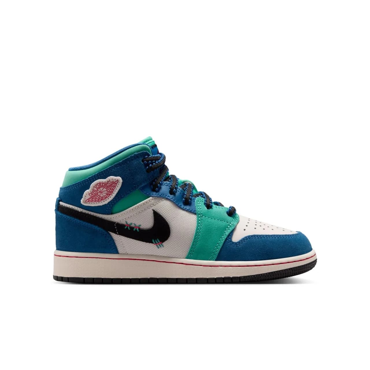 Nike Air Jordan 1 Mid SE Gs Basketbol Ayakkabısı — Çok Renkli · IO2065-100