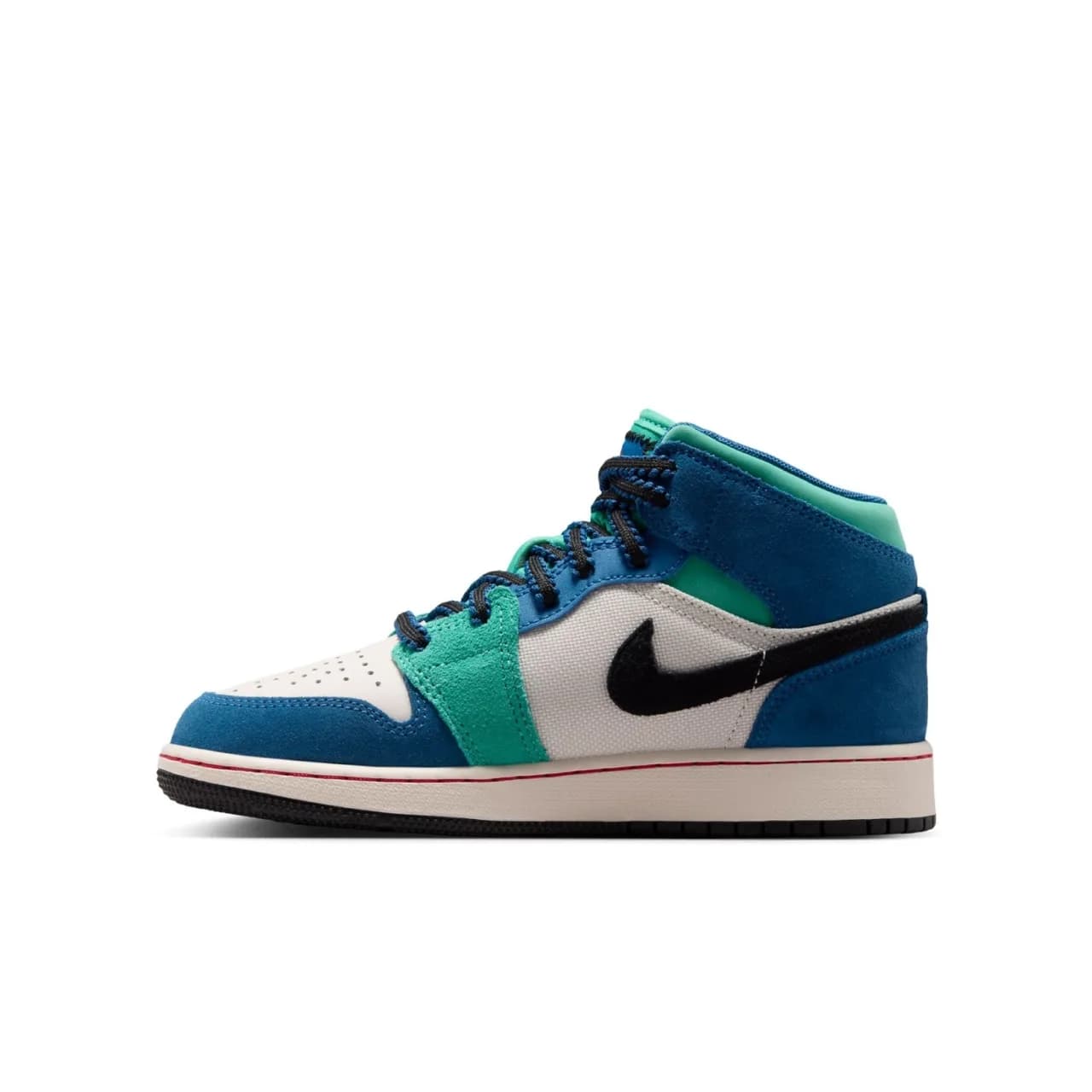 Nike Air Jordan 1 Mid SE Gs Basketbol Ayakkabısı — Çok Renkli · IO2065-100 (5/11)