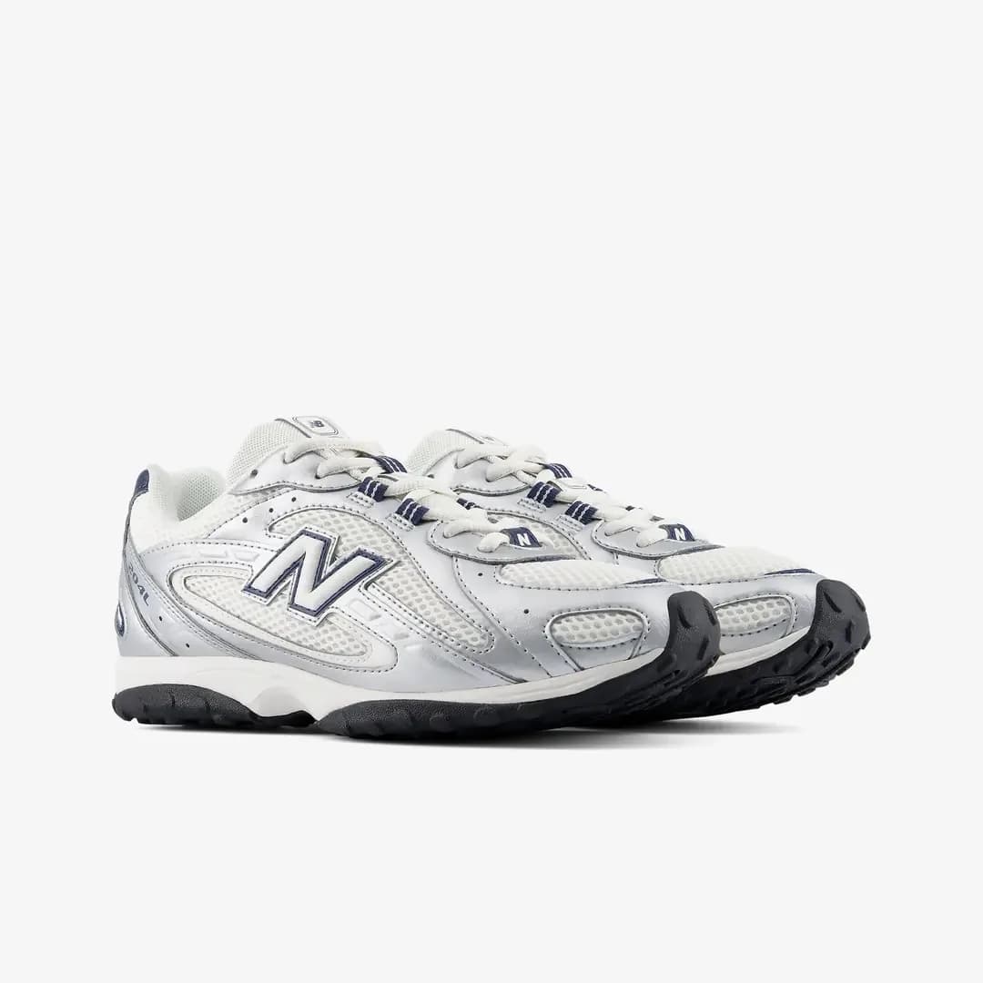 New Balance 204L 'Sea Salt Silver Metallic Navy' — Gri · U204LPC (4/6)