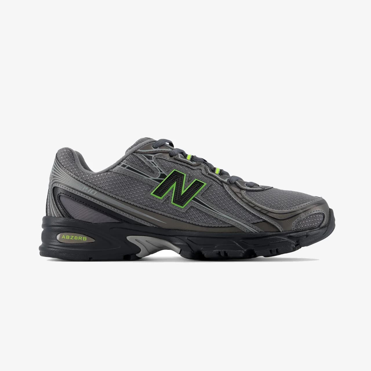 New Balance 740 Unisex Gri Spor Ayakkabı