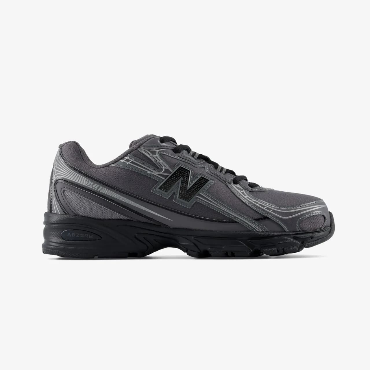 New Balance 740 Unisex Gri Spor Ayakkabı