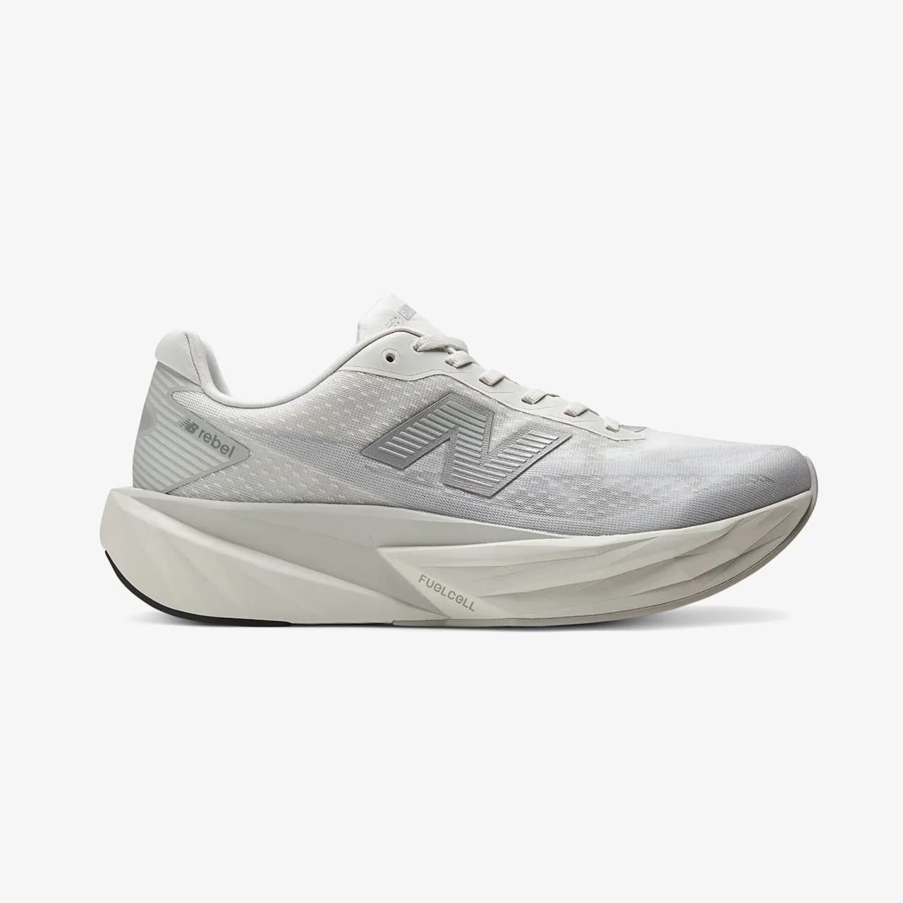 New Balance FuelCell Rebel v5 Erkek Gri Koşu Ayakkabısı