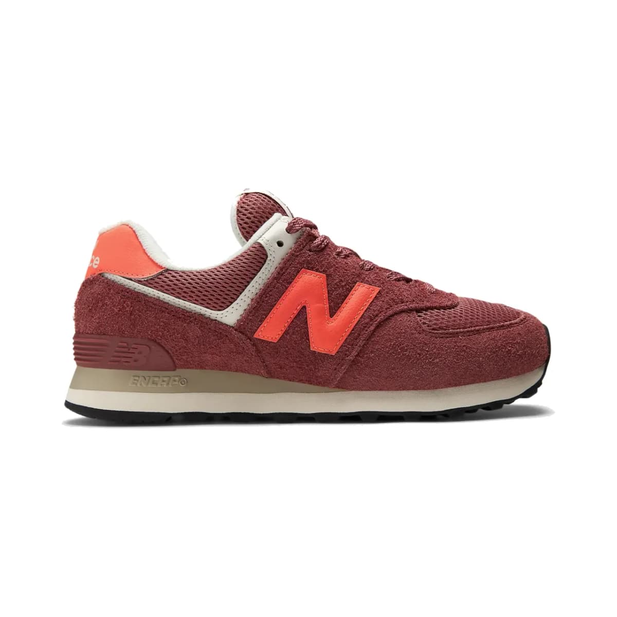 New Balance 574 Lifestyle Kadın Kahverengi Spor Ayakkabı — Beyaz