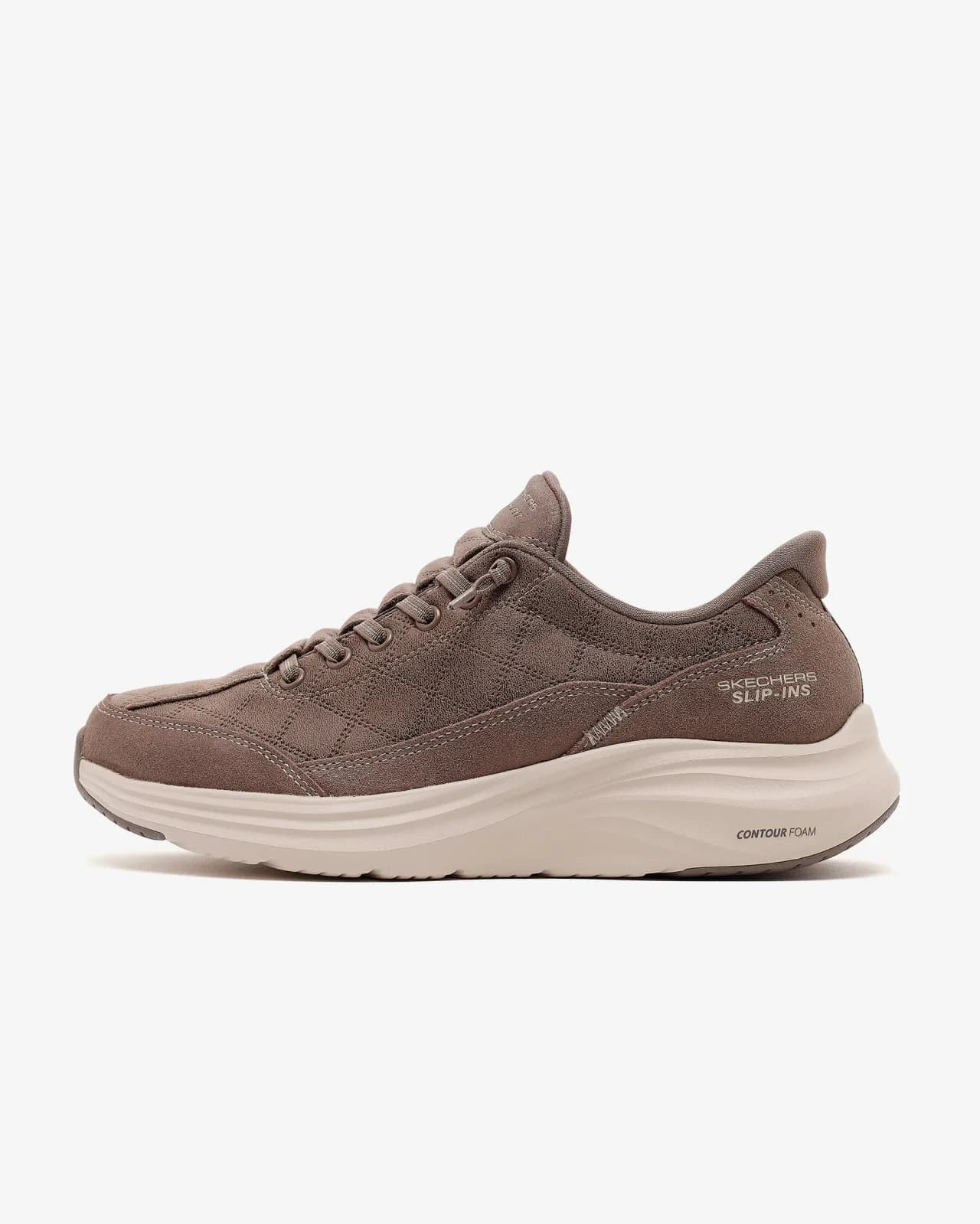 Skechers Contour Foam - Natural Ease - Cozy Fit Kadın Bej Spor Ayakkabı