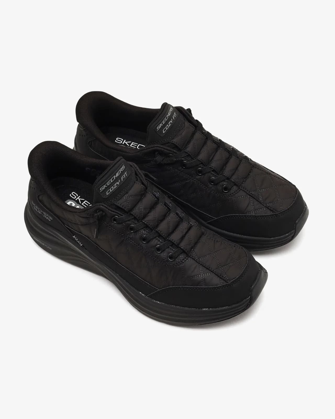Skechers Contour Foam - Cozy Fit Erkek Siyah Spor Ayakkabı · 232619-BBK (6/7)