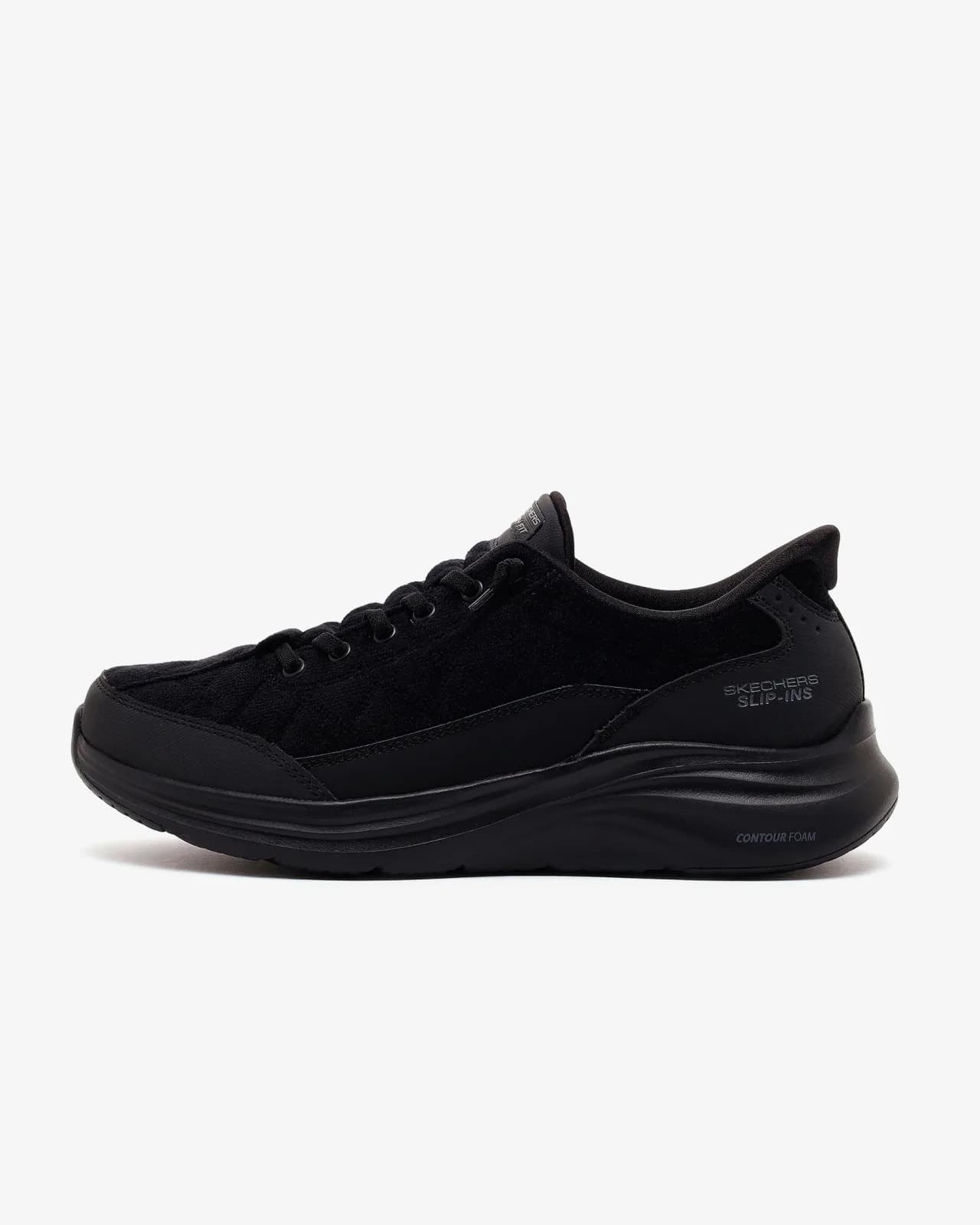 Skechers Contour Foam - Luxe Comfort - Cozy Fit Kadın Siyah Spor Ayakkabı