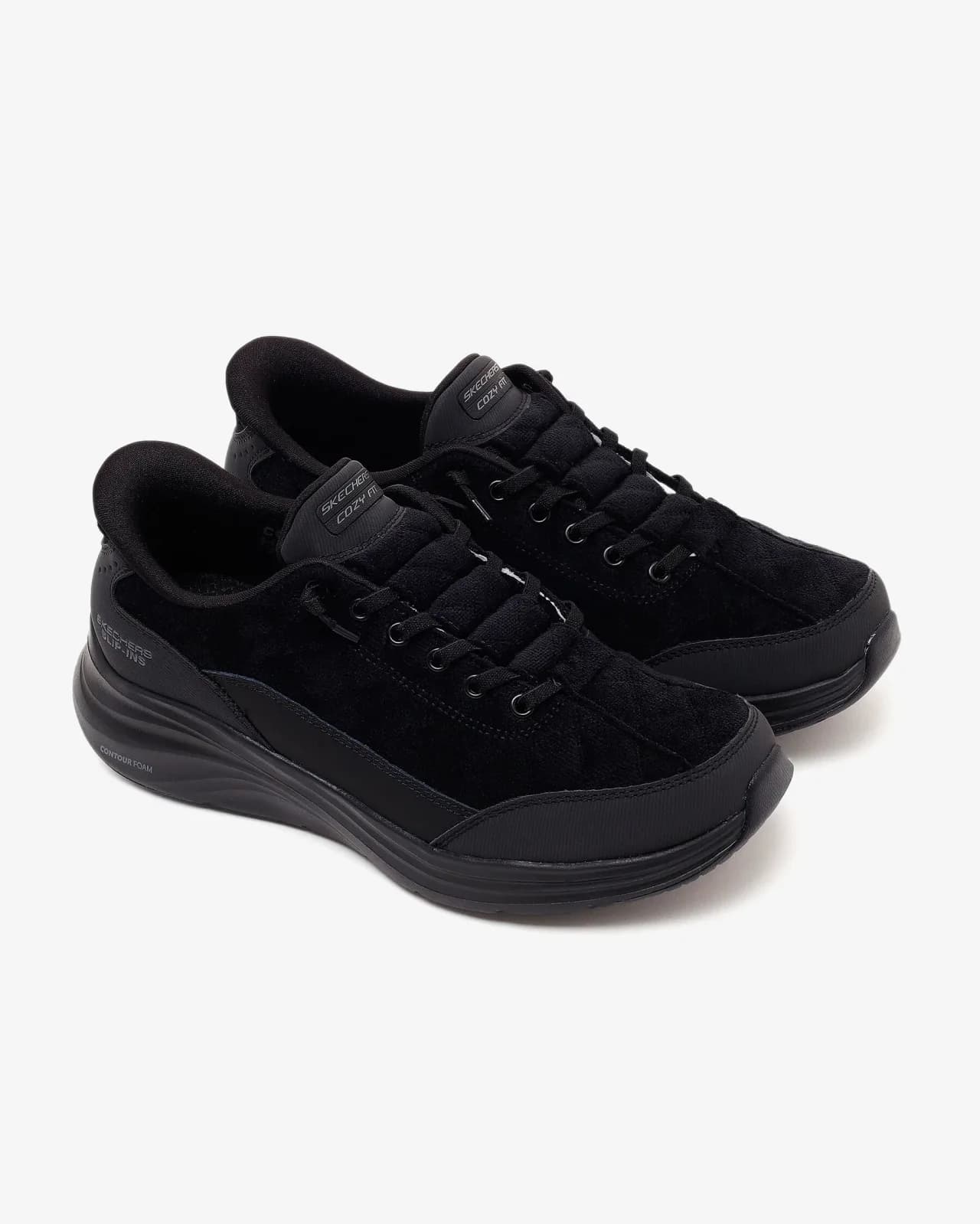 Skechers Contour Foam - Luxe Comfort - Cozy Fit Kadın Siyah Spor Ayakkabı · 150417-BBK (6/7)