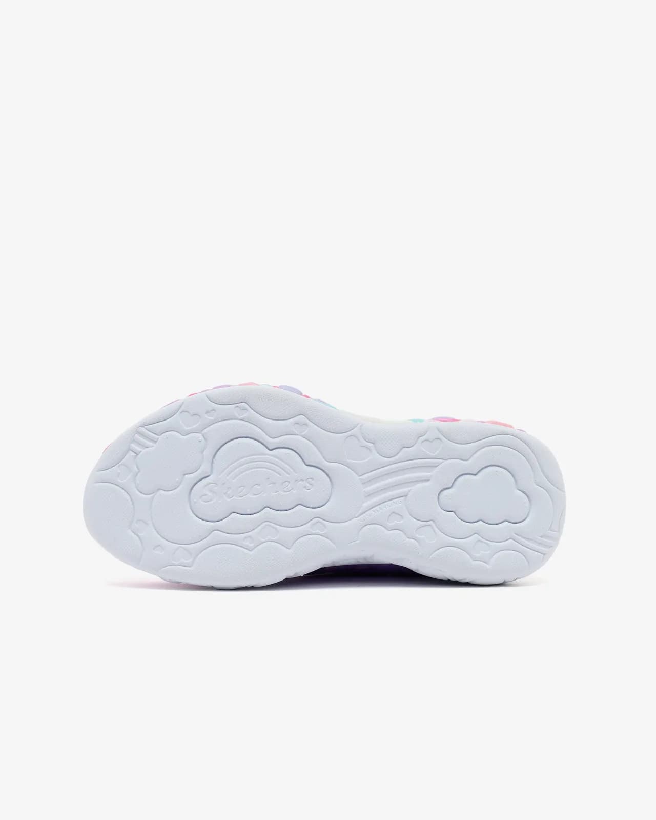 Skechers Eternal Heart Lights - Cozy Fit Büyük Kız Çocuk Mor Işıklı Spor Ayakkabı — Çok Renkli · 302768L-LVMT (4/6)
