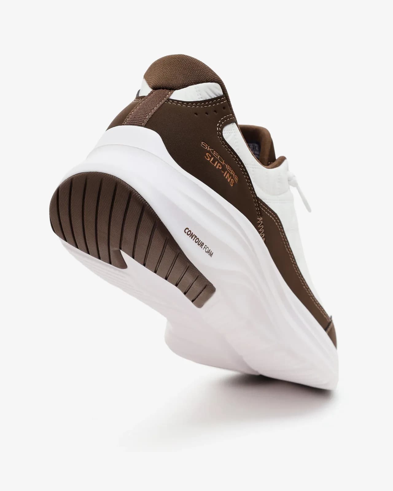 Skechers Contour Foam - Cozy Fit Erkek Beyaz Spor Ayakkabı · 232619-WBR (7/7)