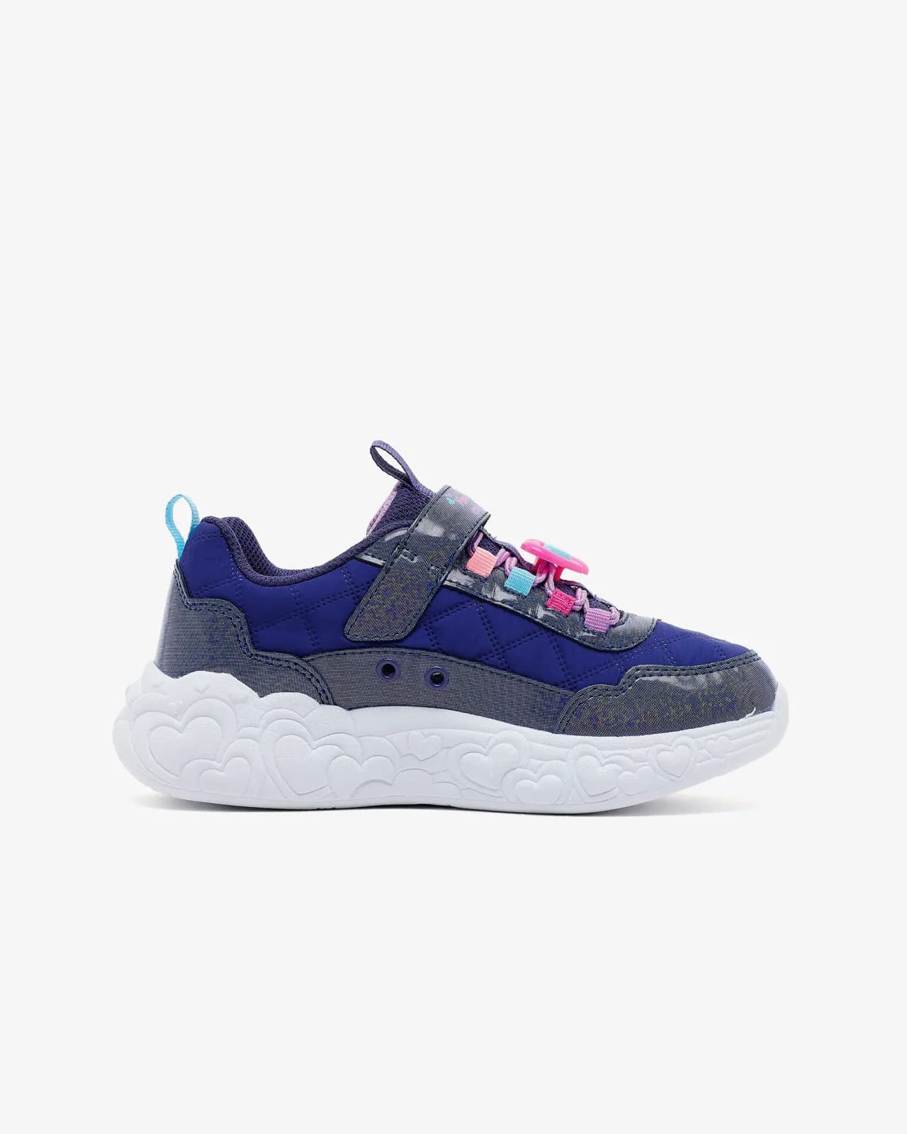Skechers Eternal Heart Lights - Cozy Fit Büyük Kız Çocuk Lacivert Işıklı Spor Ayakkabı — Mavi · 302768L-NVMT (2/6)