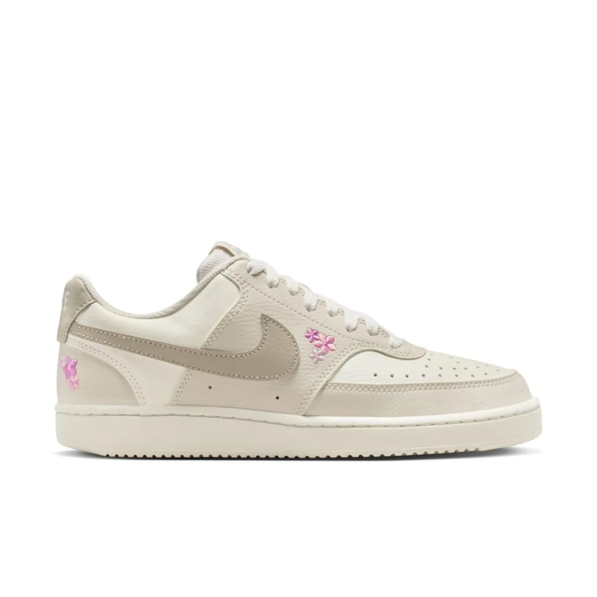 Nike Court Vision Low SE "Stitched Floral" Kadın Sneaker Ayakkabı — Çok Renkli