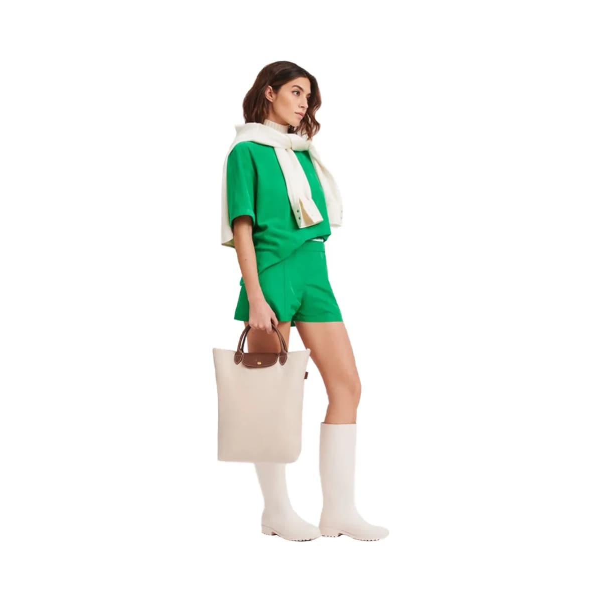 Longchamp Le Pliage Original Pudra Rengi Tote Çanta M · 10168089P71 (6/6)