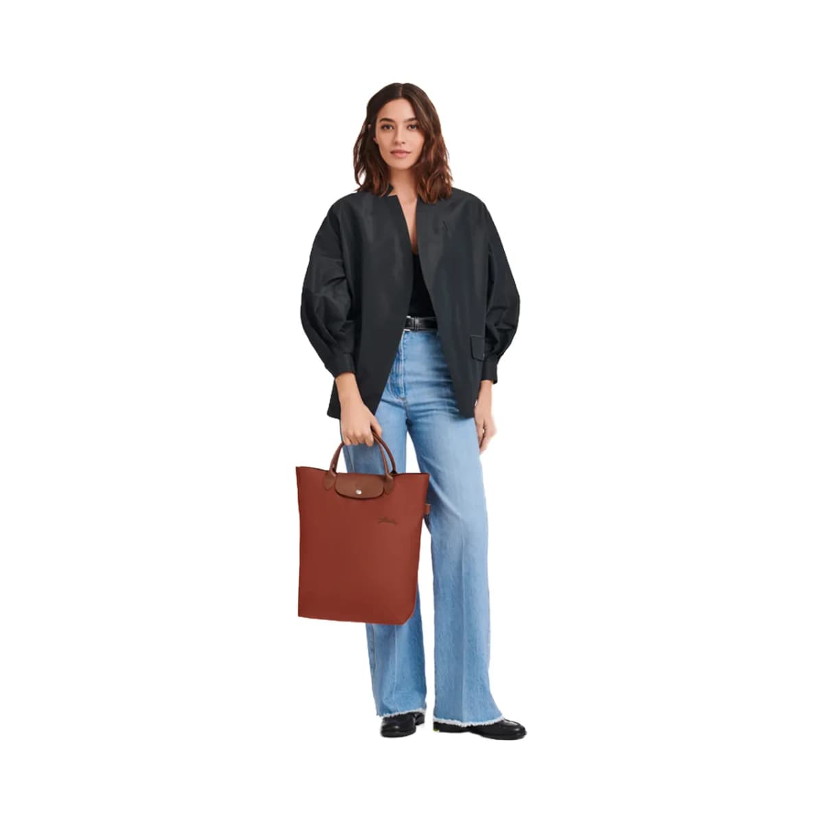 Longchamp Le Pliage Original Kestane Rengi Tote Çanta M · 10168919404 (7/7)