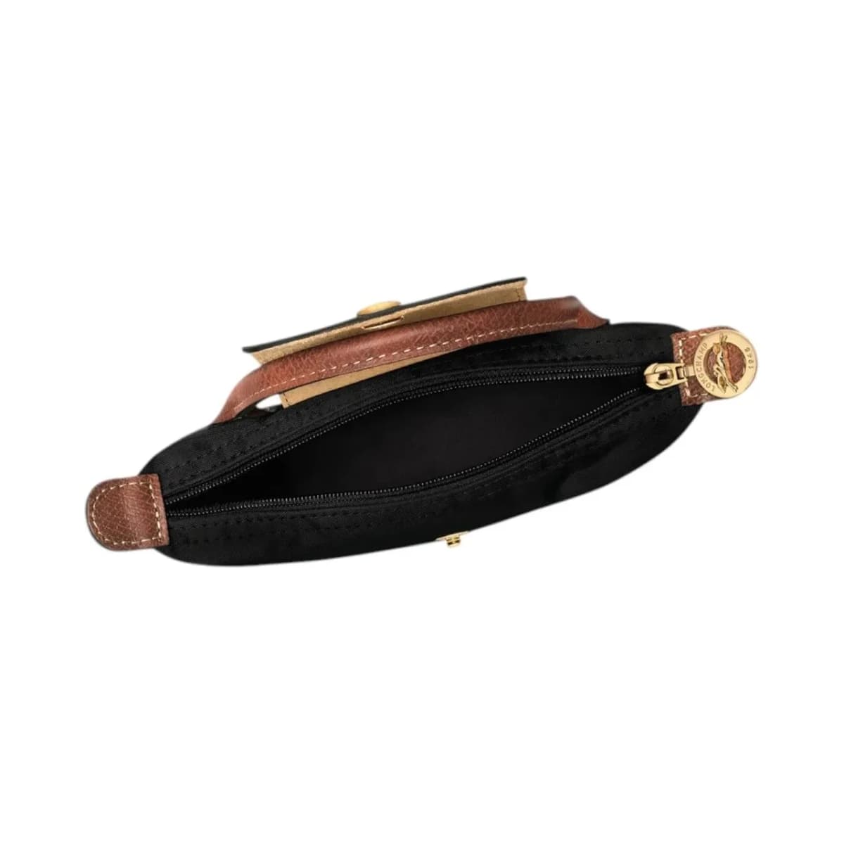 Longchamp Le Pliage Original Siyah Saplı Pouch Çanta · 34175089001 (5/6)