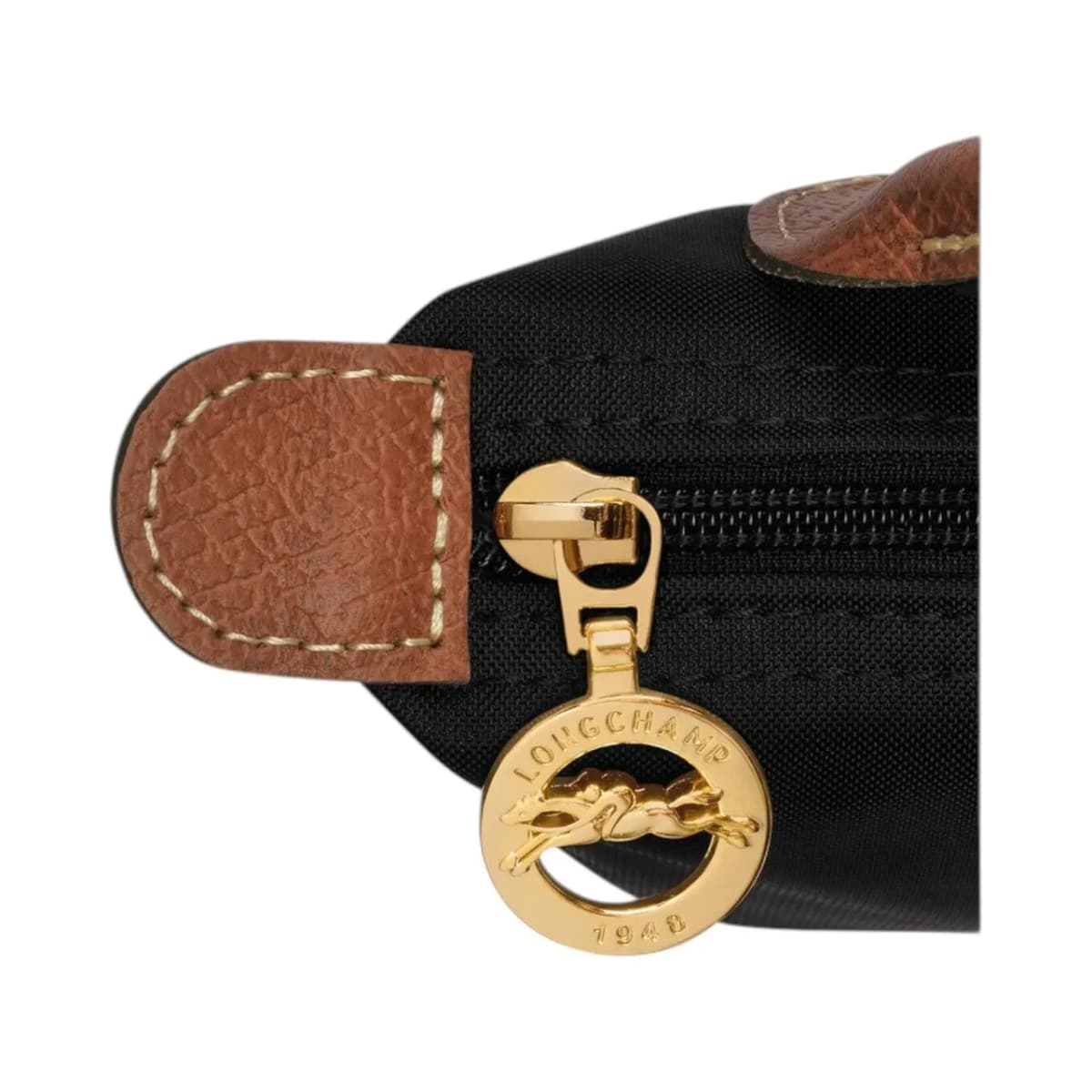 Longchamp Le Pliage Original Siyah Saplı Pouch Çanta · 34175089001 (6/6)
