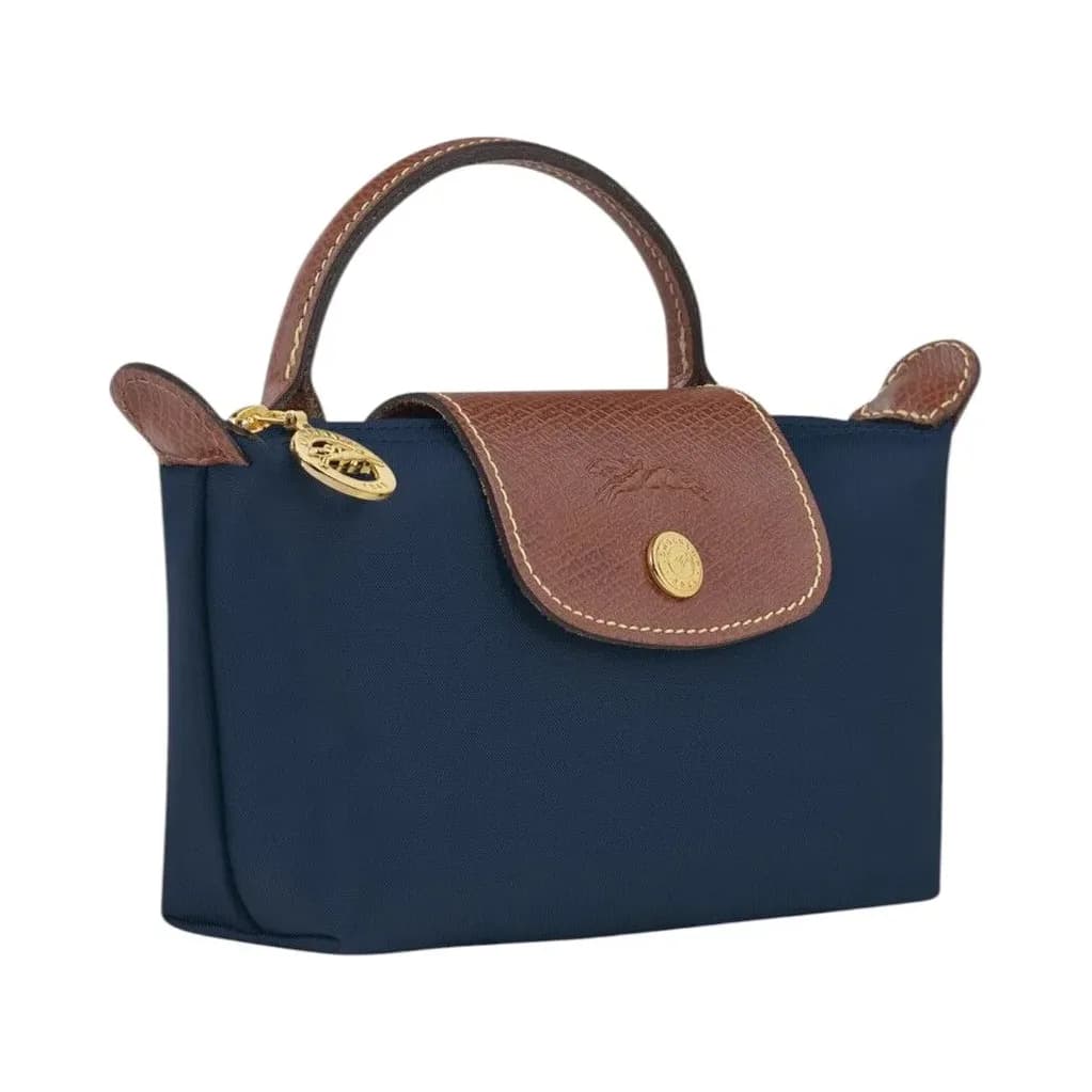 Longchamp Le Pliage Original Lacivert Saplı Pouch Çanta — Mavi · 34175089P68 (2/5)