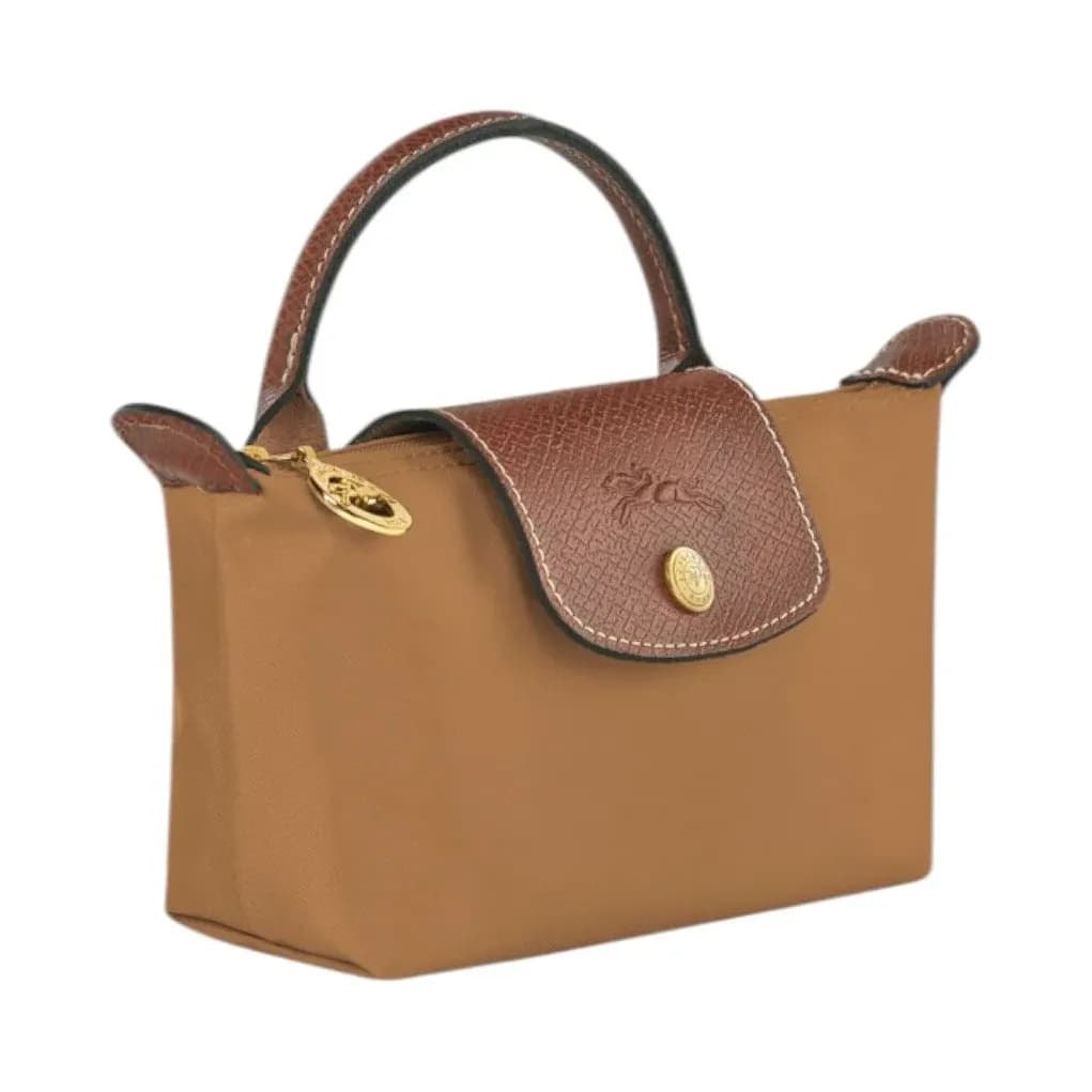 Longchamp Le Pliage Original Kahverengi Saplı Pouch Çanta · 34175089P86 (2/6)