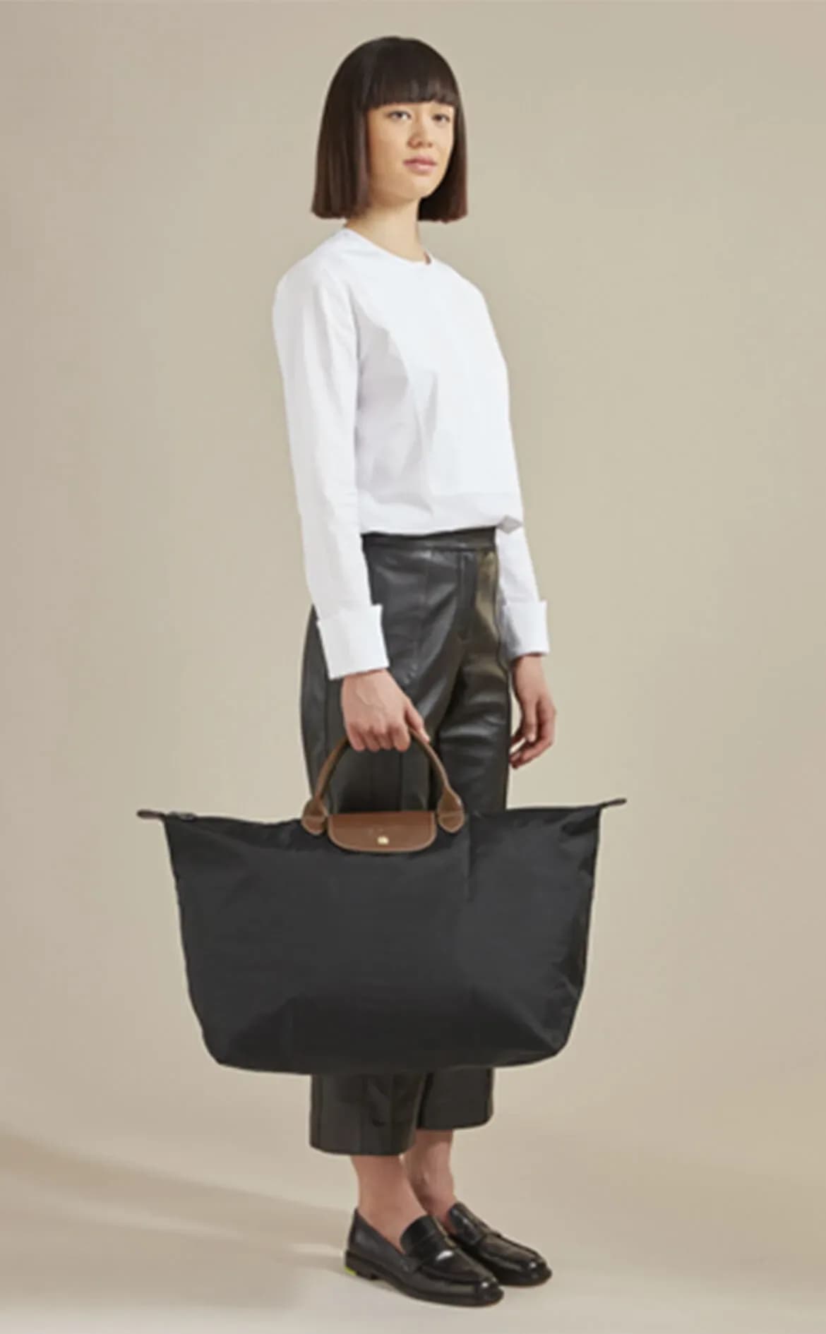 Longchamp Le Pliage Original Kahverengi Seyahat Çantası L · L1624089504 (2/5)
