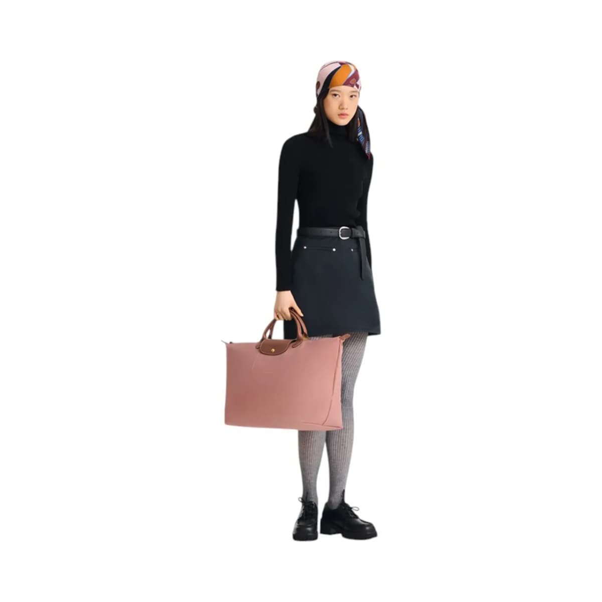 Longchamp Le Pliage Original Pembe Seyahat Çantası L · L1624089P96 (4/4)