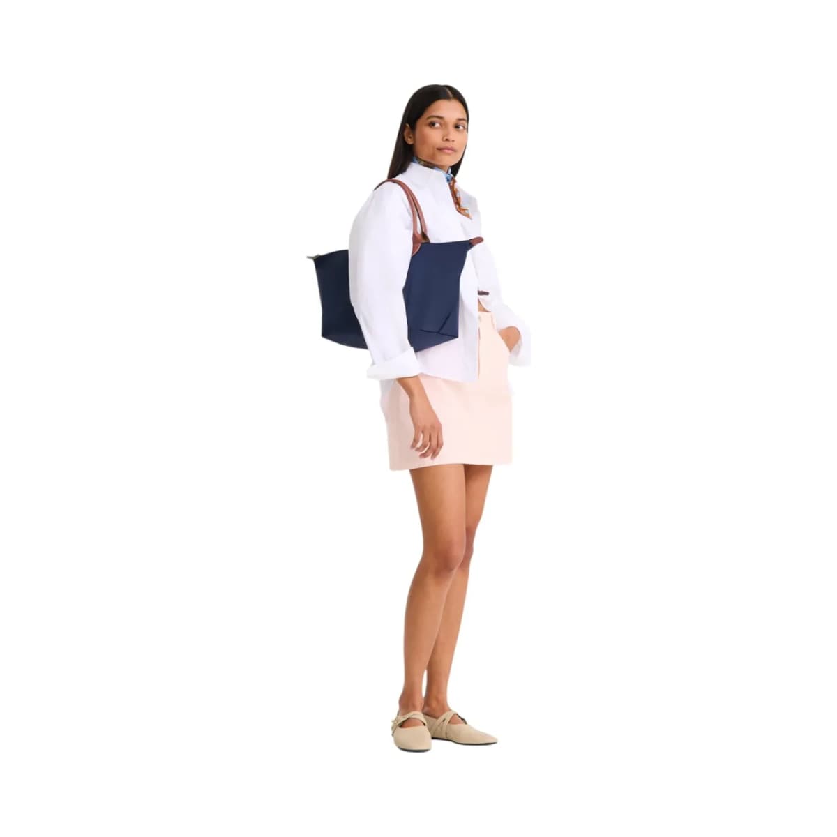 Longchamp Le Pliage Original El Çantası L Mavi · L1626089P68 (7/8)