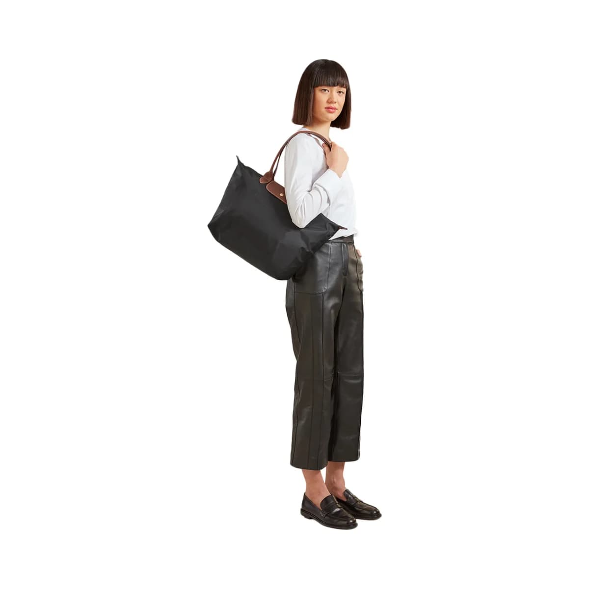 Longchamp Le Pliage Original Pudra Rengi Tote Çanta L · L1899089P71 (6/6)