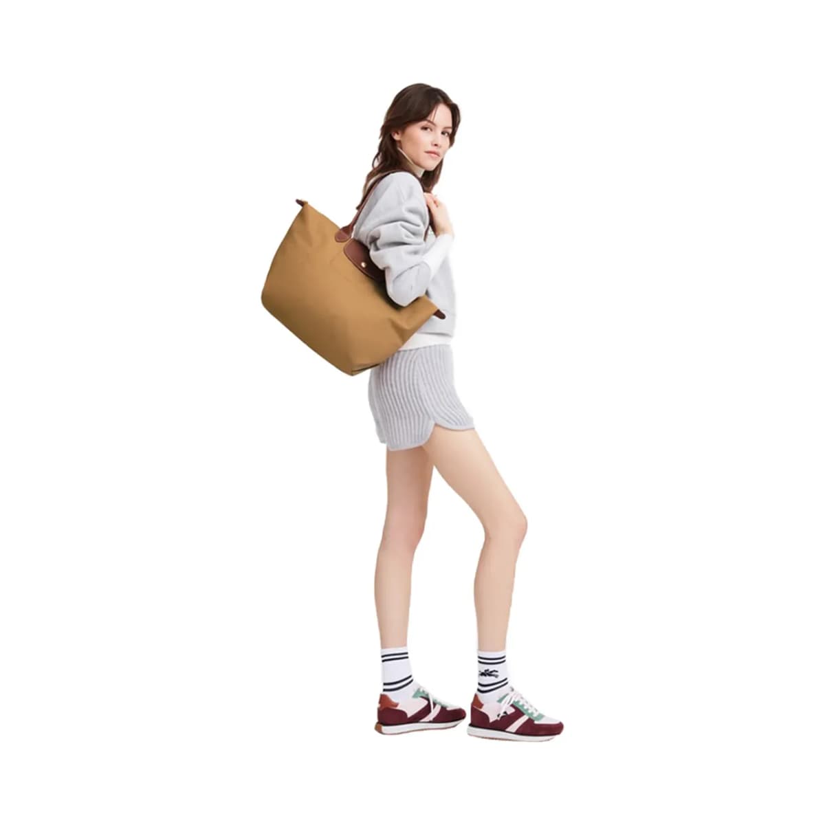 Longchamp Le Pliage Original Kahverengi Omuz Çantası L · L1899089P86 (5/5)