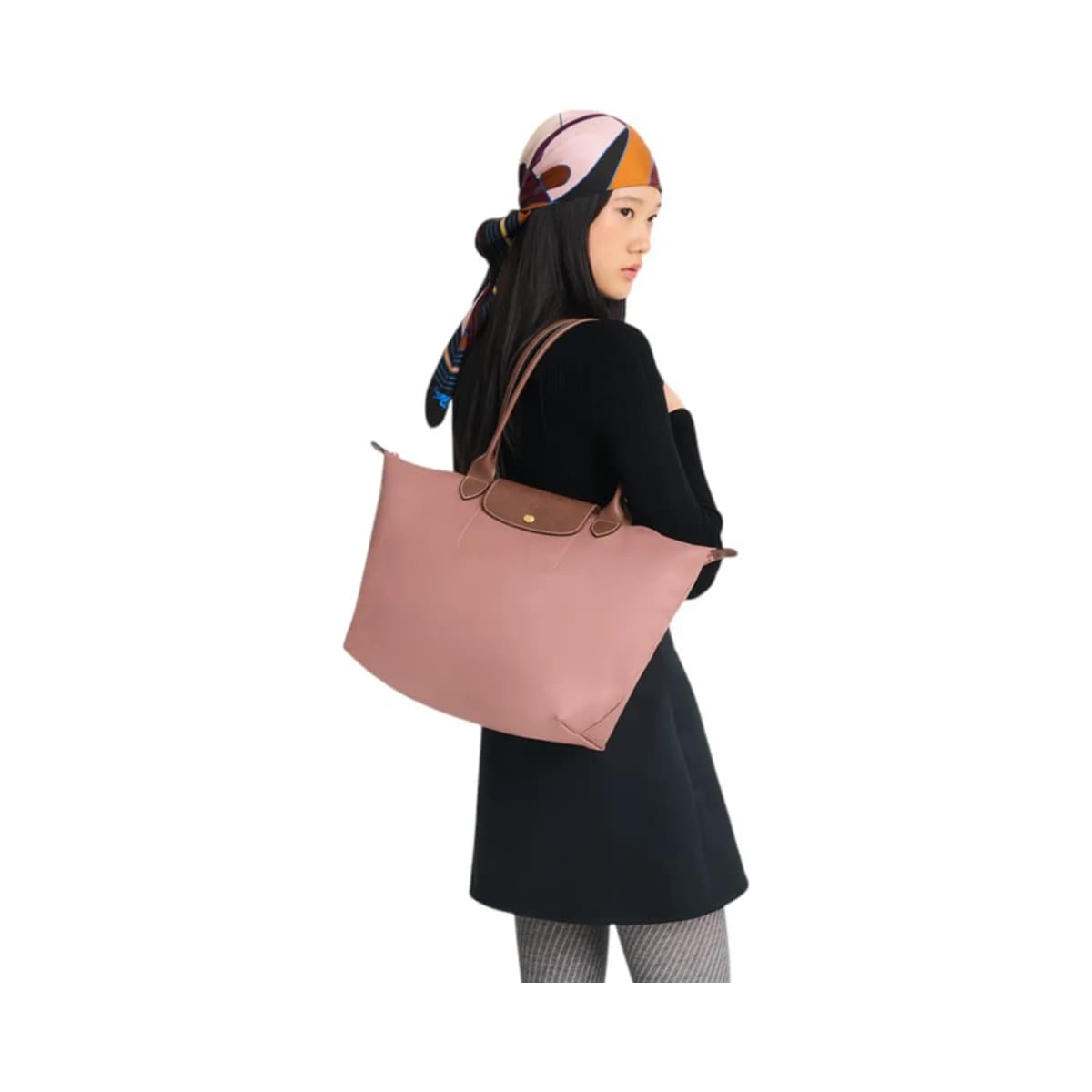 Longchamp Le Pliage Original Pembe Omuz Çantası L · L1899089P96 (7/7)
