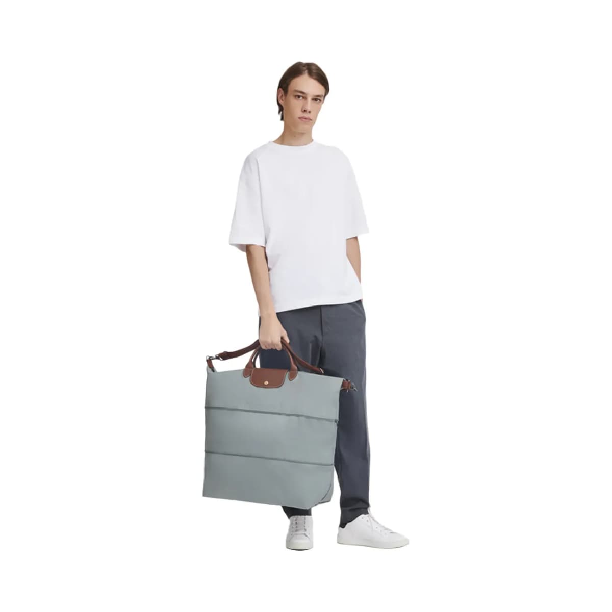 Longchamp Le Pliage Original Genişleyebilen Gri Seyahat Çantası · L1911089P80 (2/2)