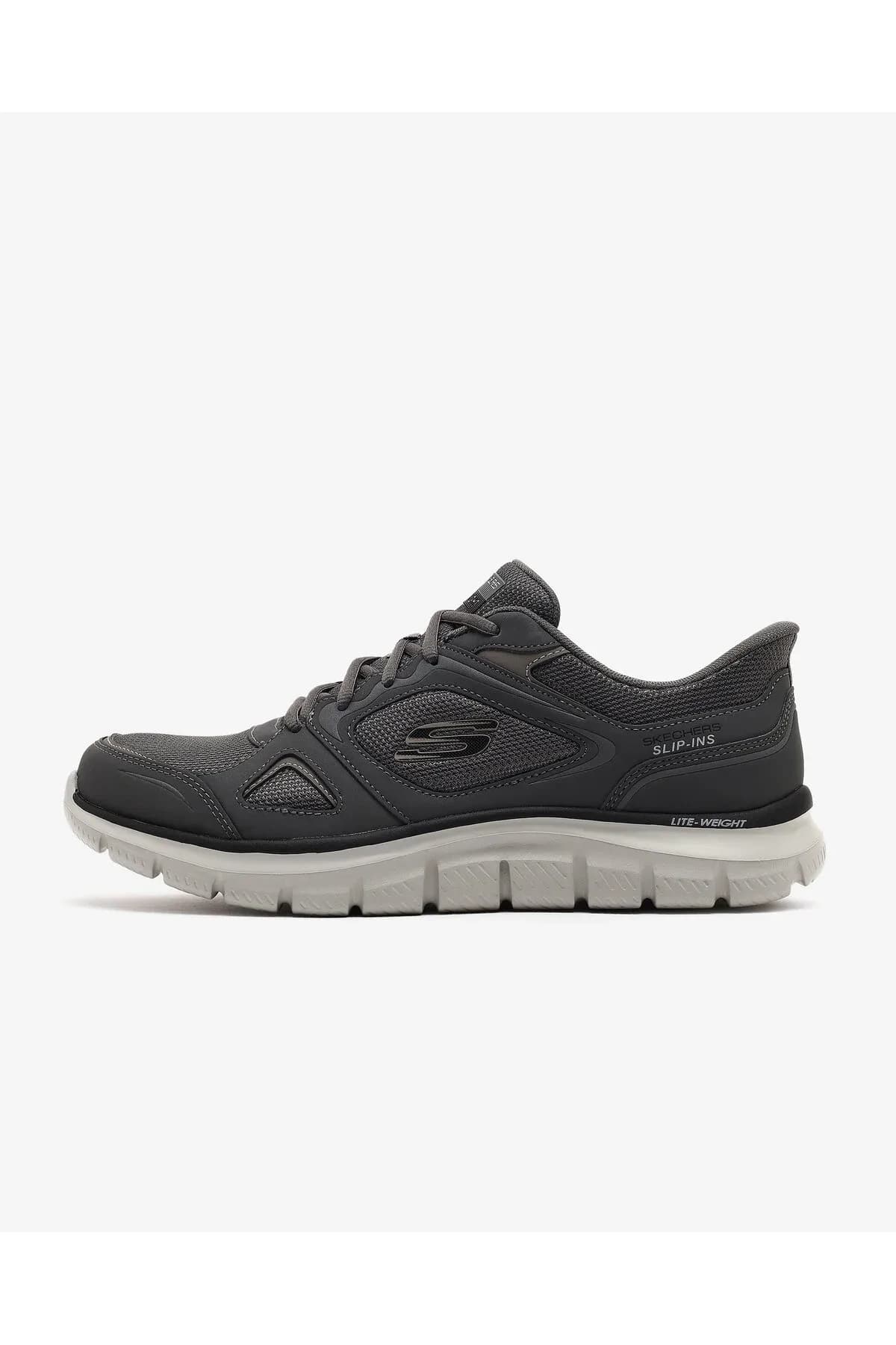 Skechers TRACK EZRAL Erkek Gri Spor Ayakkabı · 233039TK CHAR