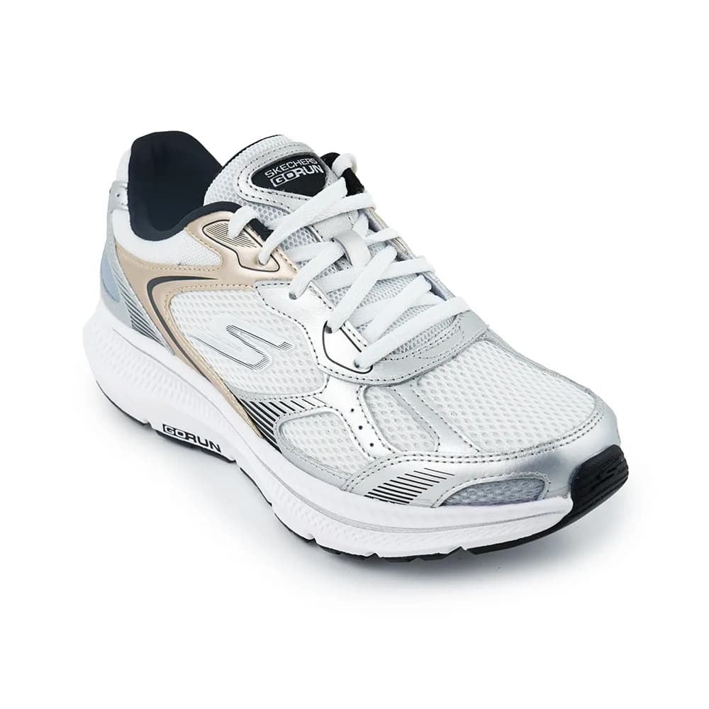 Skechers Go Run Consistent 2.0 Volt Kadın Spor Ayakkabı Beyaz Gümüş Siyah · 128633-WSBK (3/6)