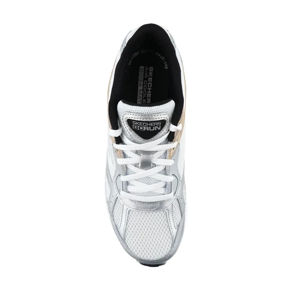 Skechers Go Run Consistent 2.0 Volt Kadın Spor Ayakkabı Beyaz Gümüş Siyah · 128633-WSBK (4/6)