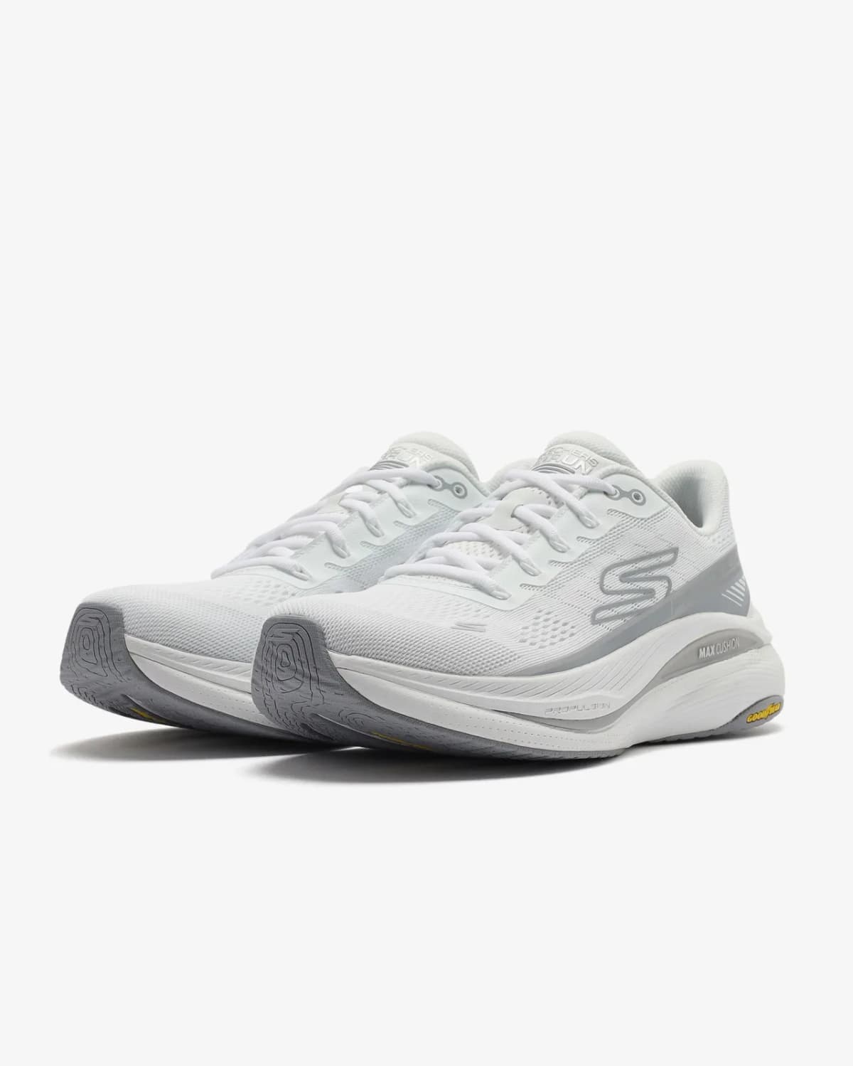 Skechers Max Cushioning Propulsion Kadın Beyaz Koşu Ayakkabısı · 128901-WSL (3/7)