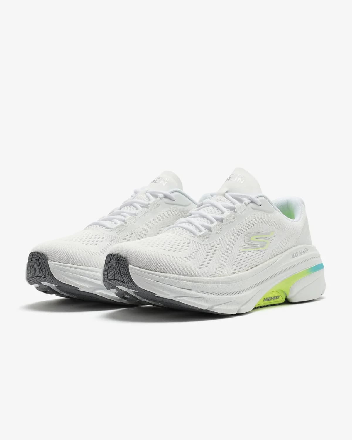 Skechers Max Cushioning Arch Fit 2.0 - Avenida Kadın Beyaz Koşu Ayakkabısı · 128941-WLM (3/7)
