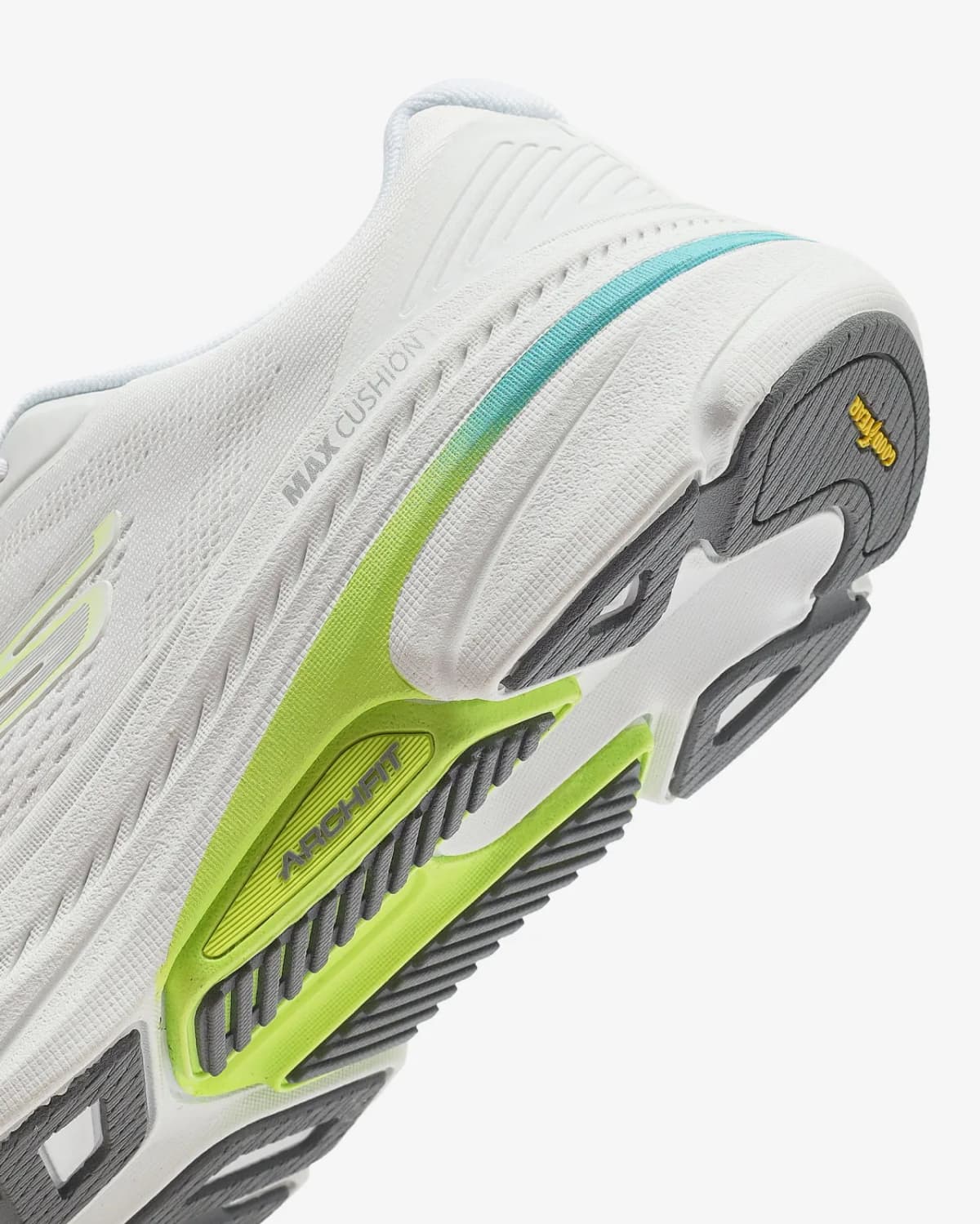 Skechers Max Cushioning Arch Fit 2.0 - Avenida Kadın Beyaz Koşu Ayakkabısı · 128941-WLM (7/7)