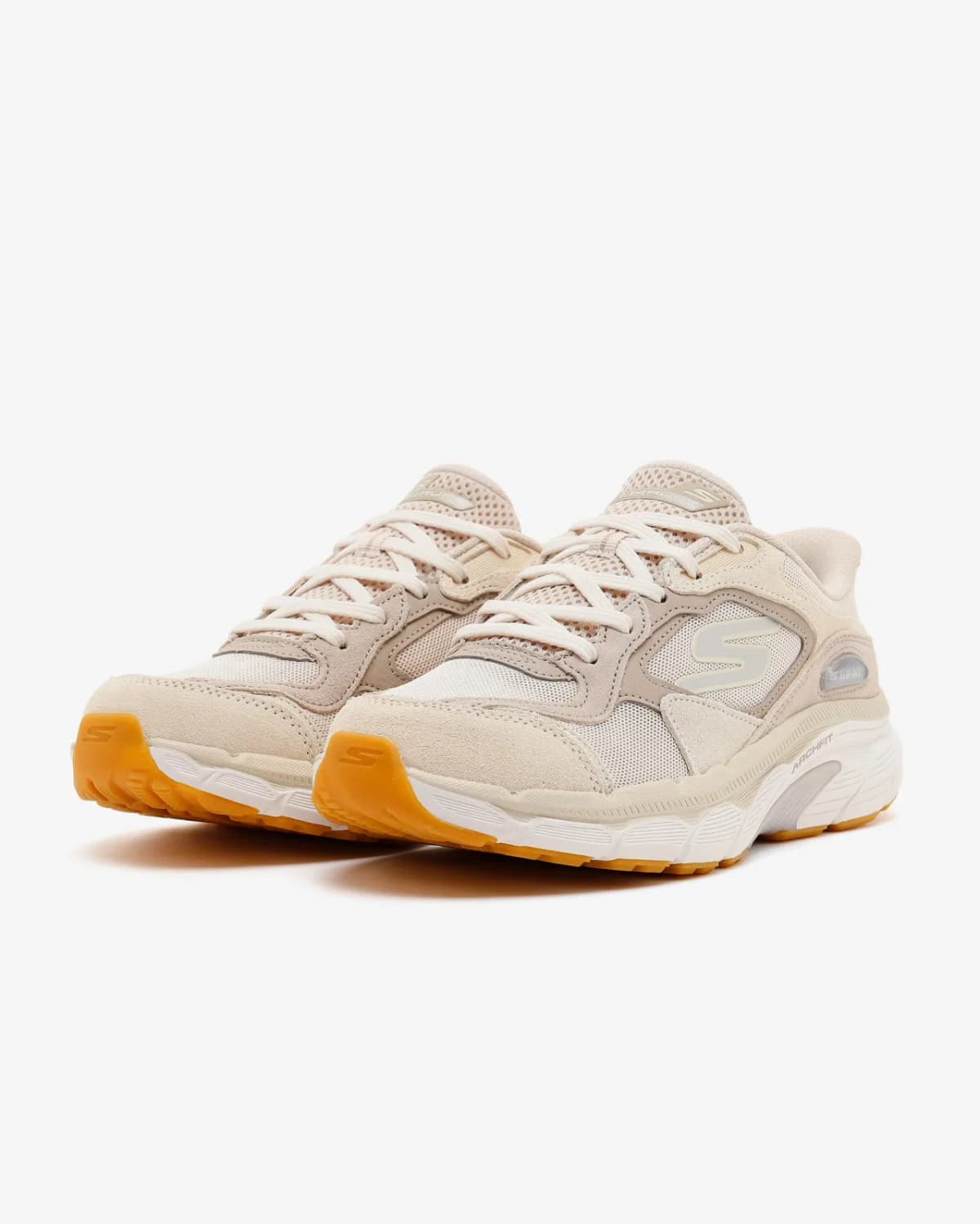 Skechers Go Run Arch Fit 2.0 - Carrera Kadın Bej Sneakers · 129224-NAT (3/7)
