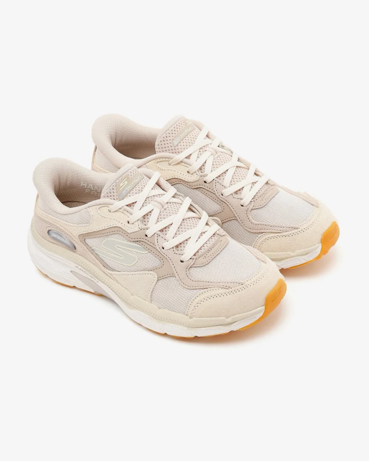 Skechers Go Run Arch Fit 2.0 - Carrera Kadın Bej Sneakers · 129224-NAT (6/7)