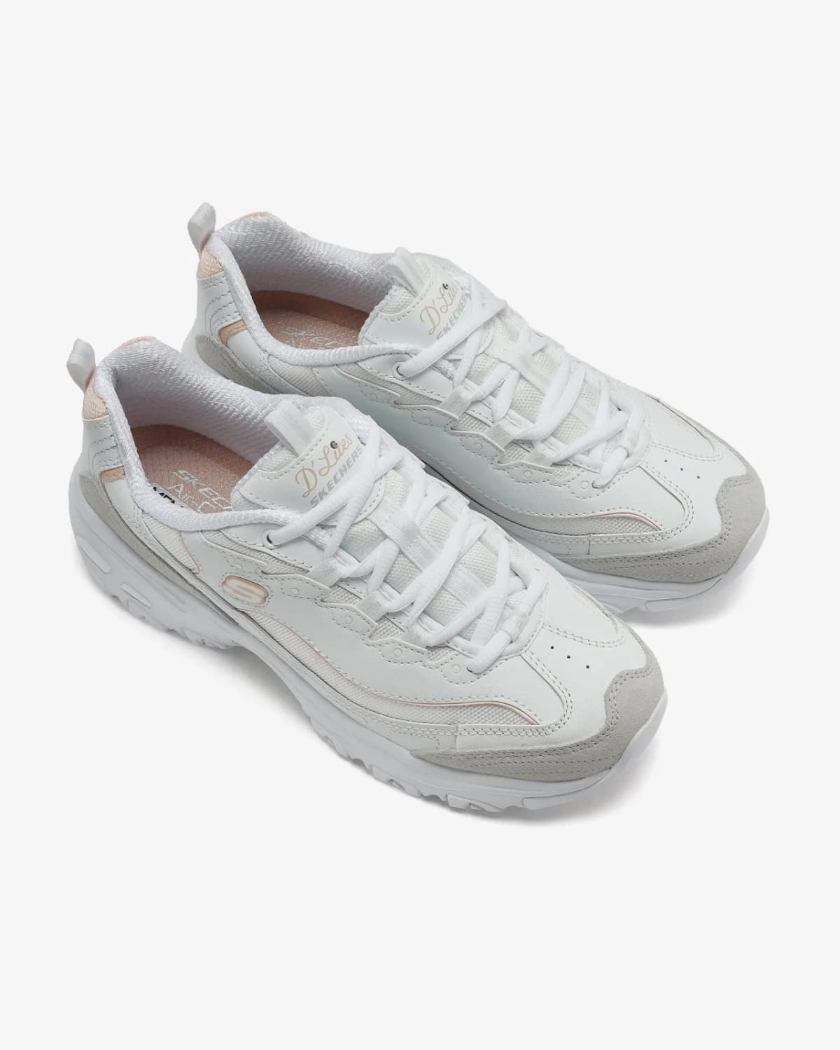 Skechers D'lites - New Heat Kadın Beyaz Sneakers · 150231-WNT (6/7)