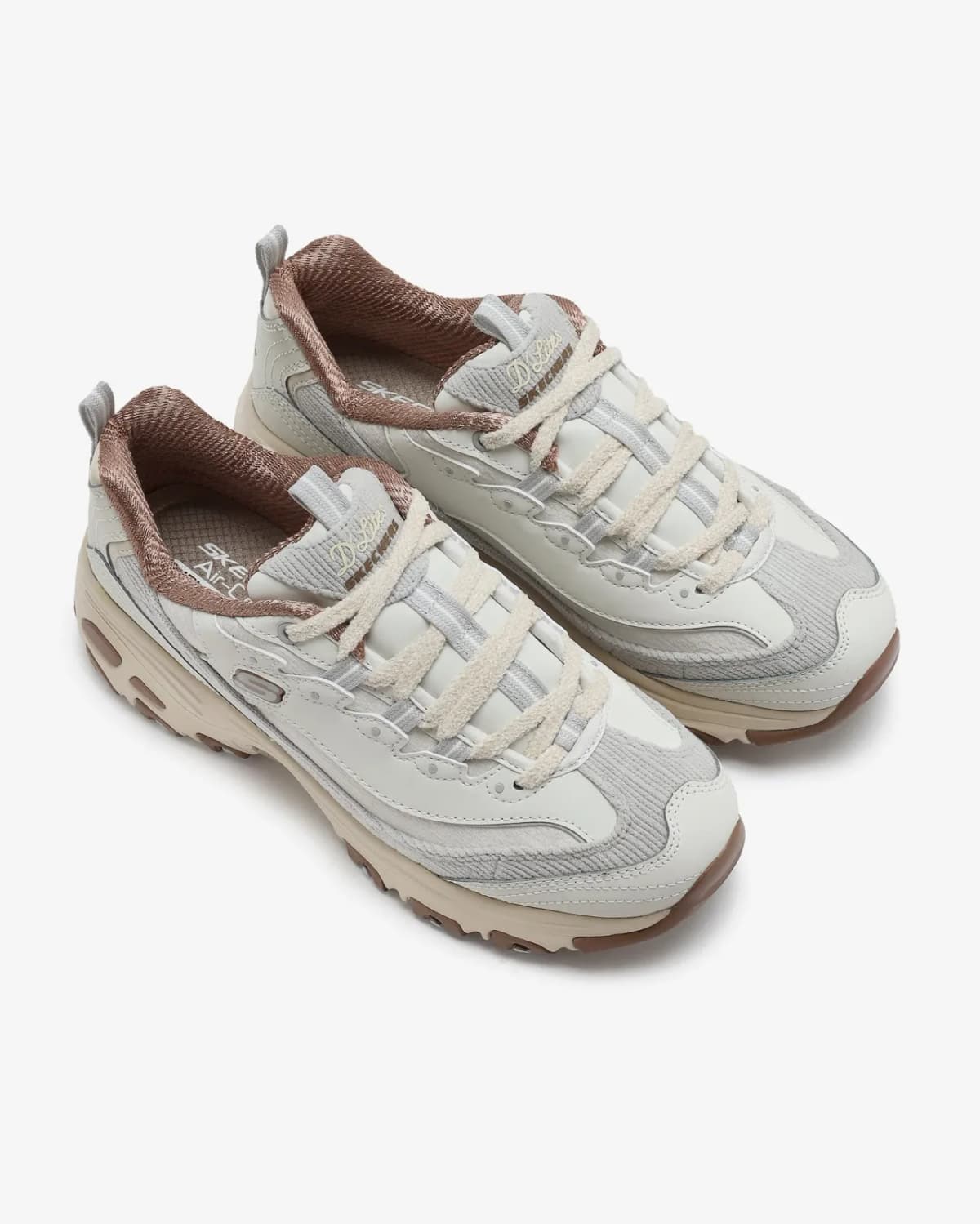 Skechers D'lites - Corduroy Chic Kadın Gri Sneakers · 150242-GYBR (6/7)