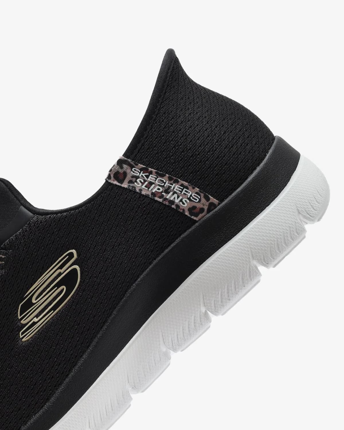 Skechers Summits - Leopard Chic Kadın Siyah Spor Ayakkabı · 150275-BKMT (7/7)